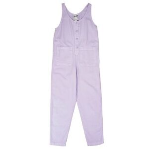 JUNGMAVEN BUTTON FRONT JUMPER IN MISTY LILAC || SIZE S || MADE IN THE USA